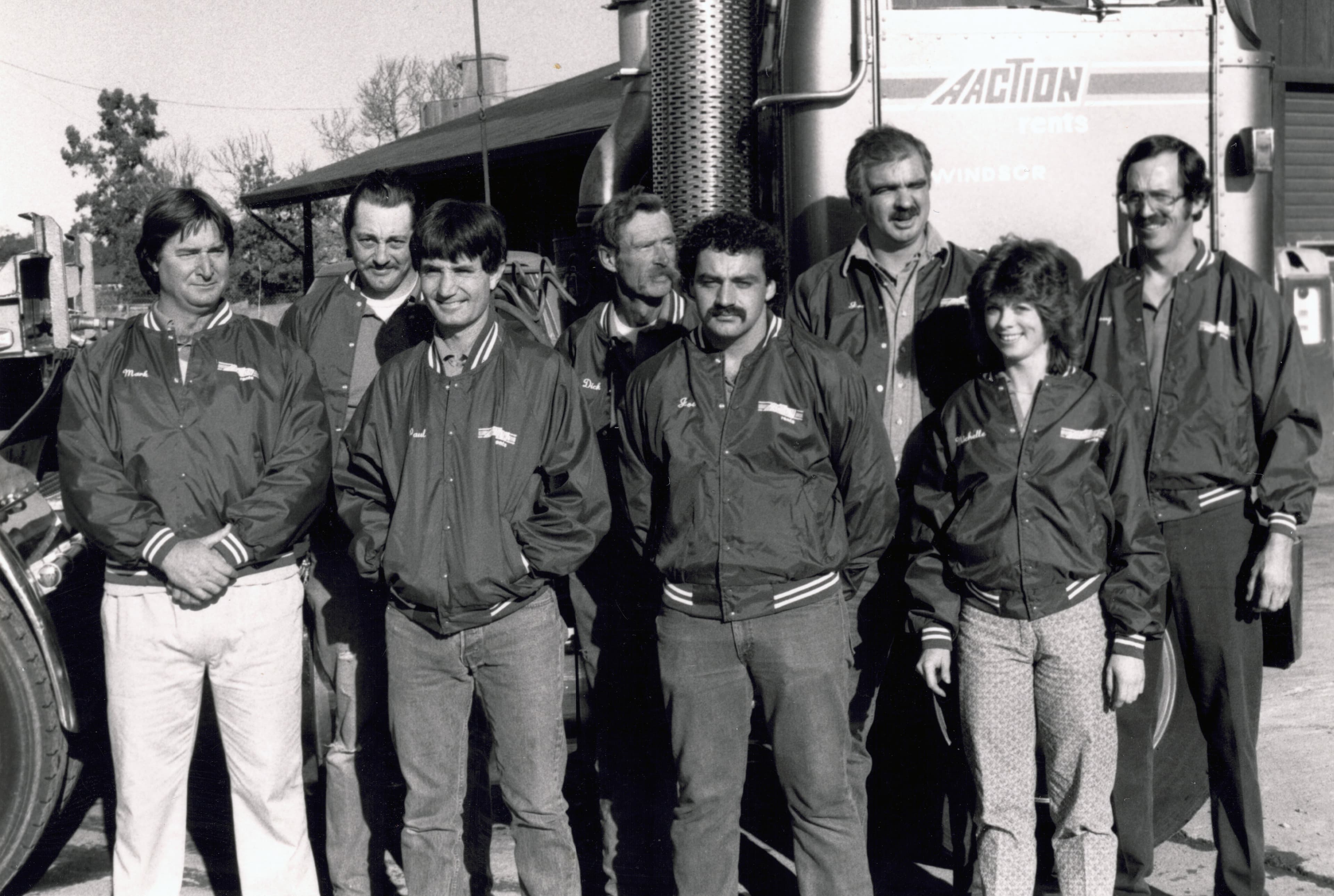 The original Aaction Rents team