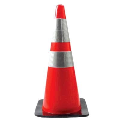 28" CONE W/ REFLECTION TAPE