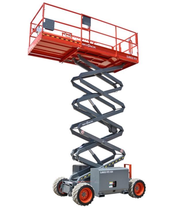 32' H X 68" W 4X4 SCISSOR D/F