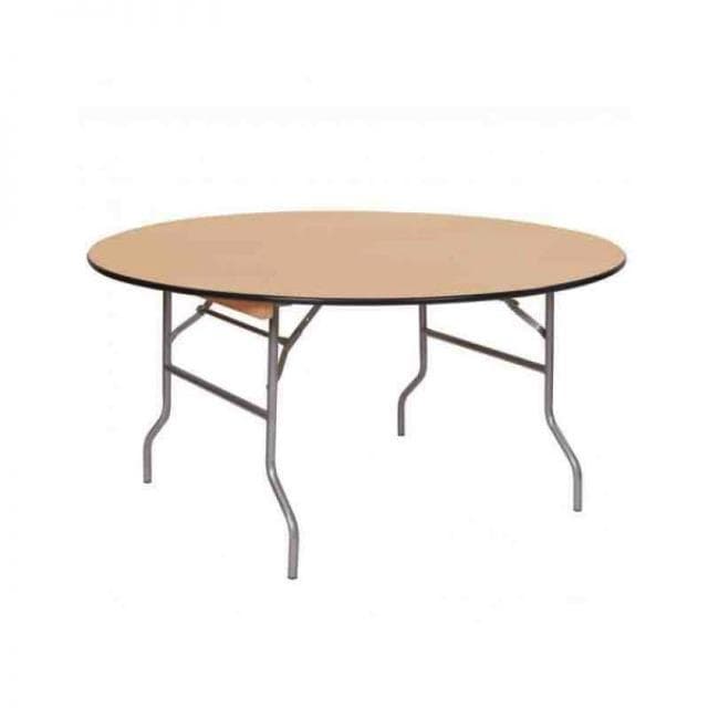 5' ROUND PLYWOOD TABLE