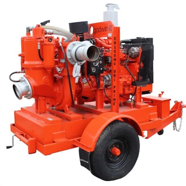 6" DIESEL TRASH PUMP - TOWABLE