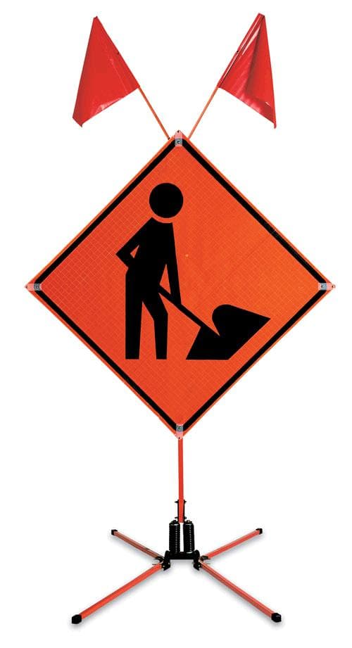 MESH-WORKER WITH SHOVEL-W/75