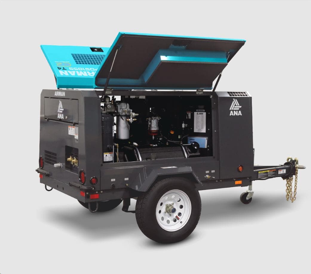 185 CFM AIR COMPRESSOR DIESEL — photo 1